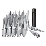 DYNOFIT 14mmx1.5 Wheel Spike Lug Nuts, 32 x Chrome