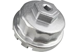 SHONEE Oil Filter Wrench for Toyota,Lexus,RAV4,Camry,Cruiser,Avalon,Tacoma,Tundra,Highlander,Sienna-64mm 14 flute Oil Filter Cap Removal Tool