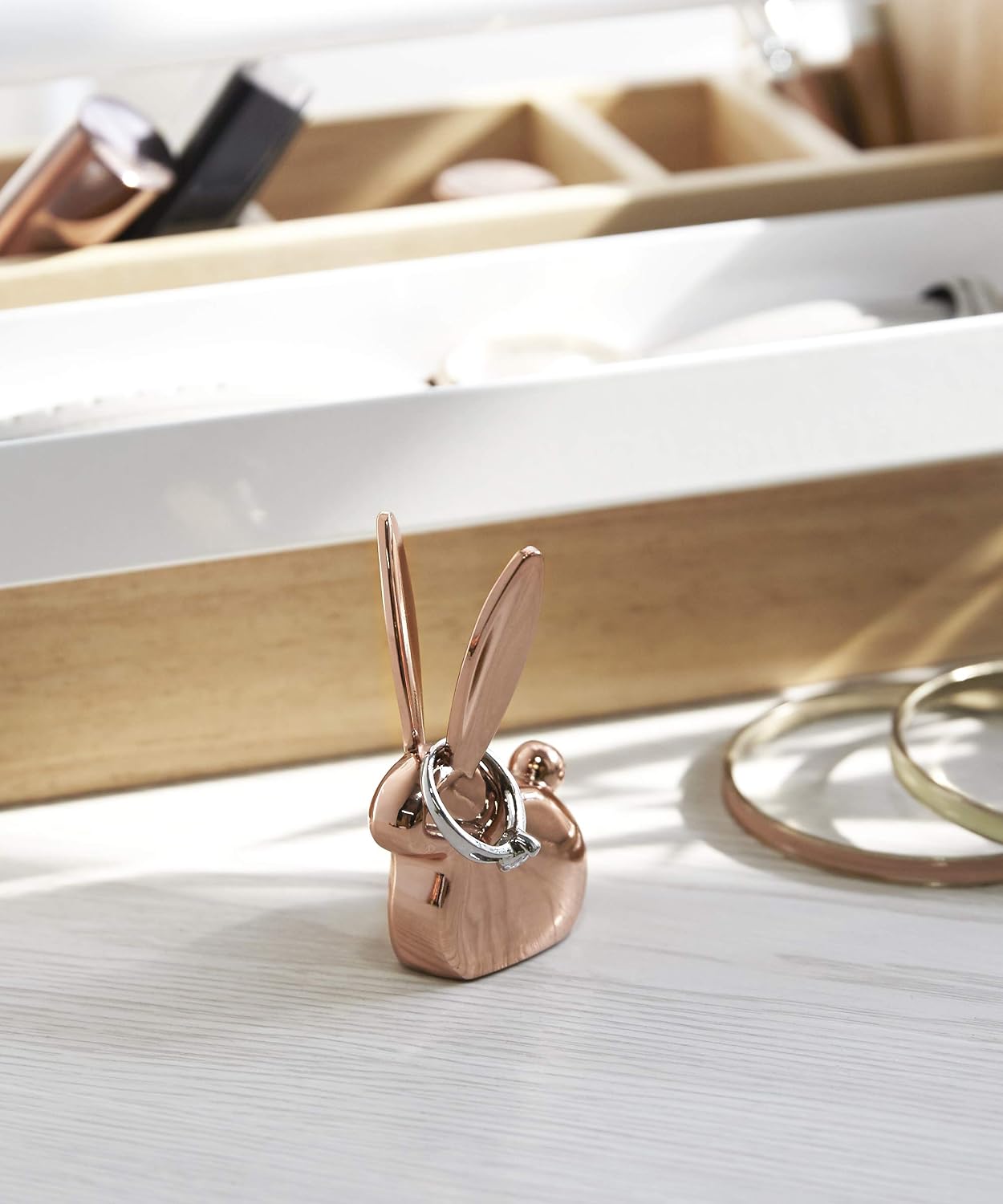 Umbra ANIGRAM BUNNY RING HLDR COPPER, 1er - Image 4