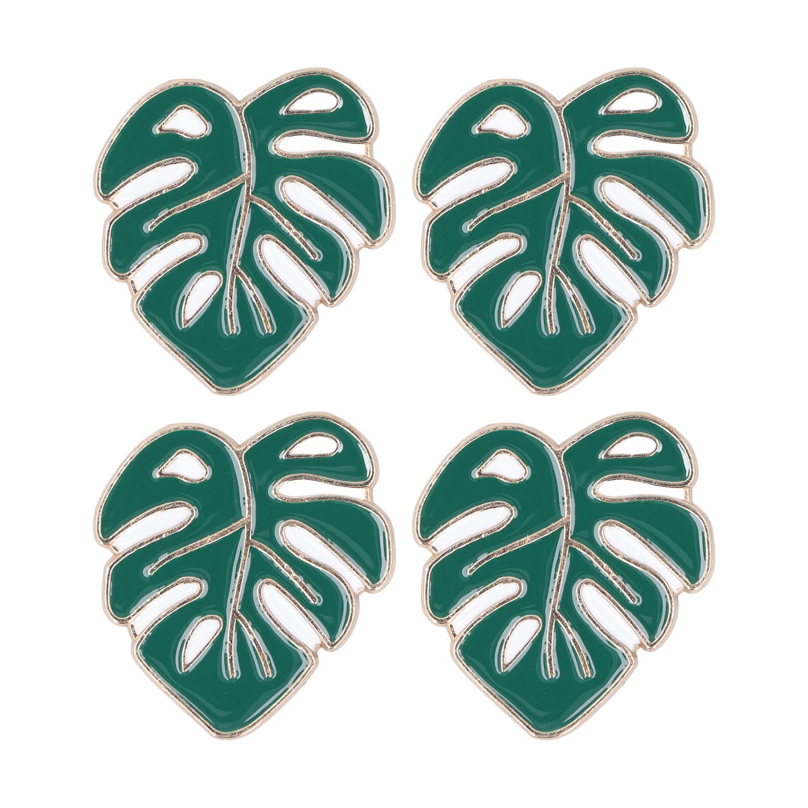 4Pcs Needle Minder Set, Leaf Magnetic Needle Keeper for Cross Stitch Embroidery, Magnetic Needle Nanny