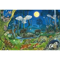 Schmidt Spiele – Forêt Enchantée Avec Baguette Magique – Puzzle 200 Pièces Pour Enfants Dès 8 Ans