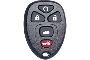 MechanMagic Remote Key Fob Replacement Fits for Chevy Impala 2006-2013 Cadillac DTS Buick Lucerne Chevrolet Monte Carlo Keyless Entry Remote Start Control Set of 1