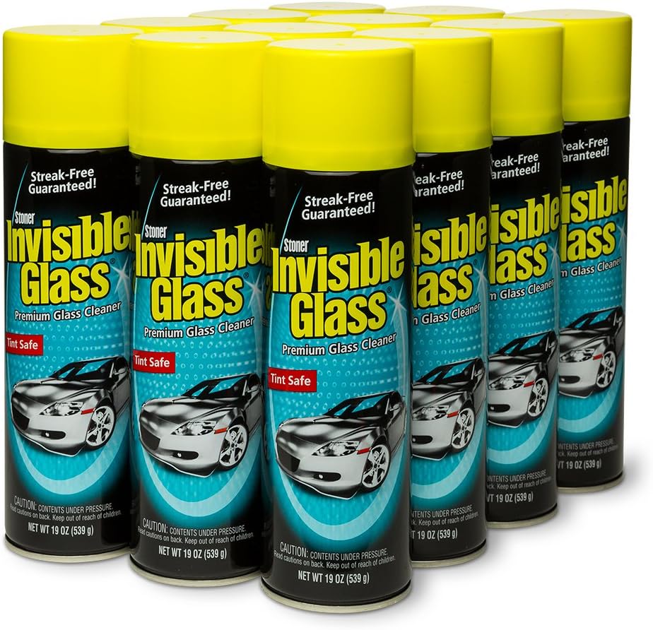 Invisible Glass 9116412PK Premium Glass Cleaner 19Ounce Can 228