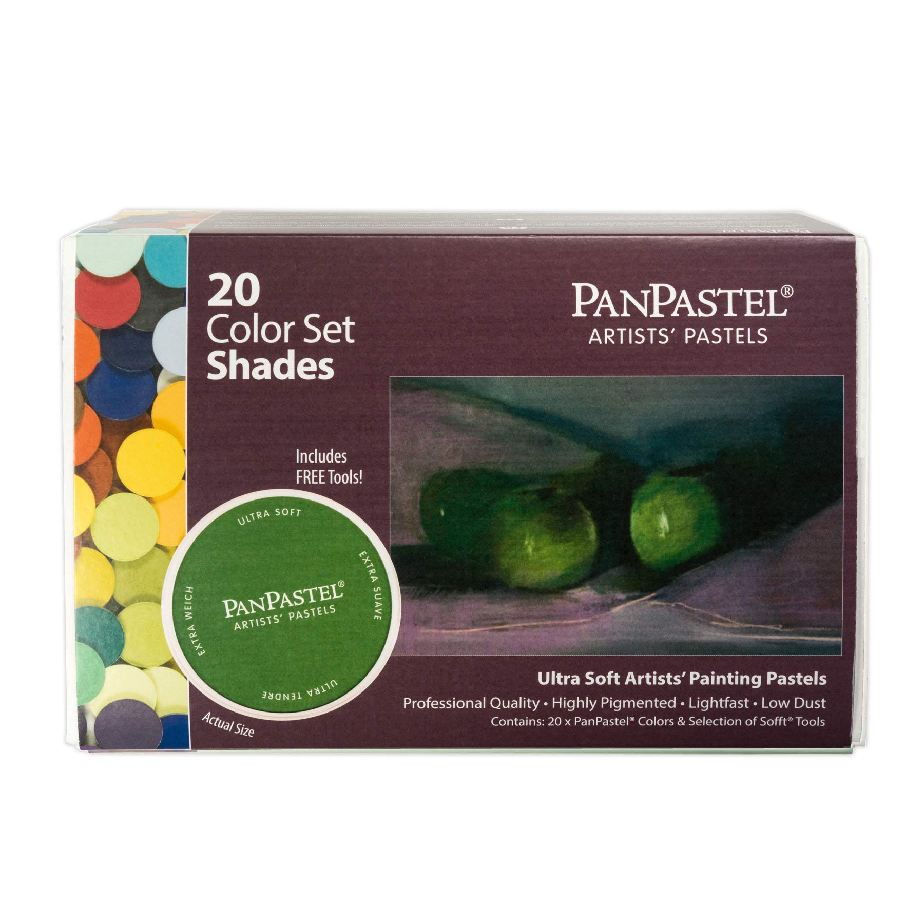 PanPastel 20 Colour Set - Shades Set