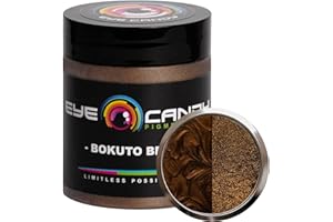 Eye Candy Premium Mica Powder Pigment “Bokuto Brown” (25g) Multipurpose DIY Arts and Crafts Additive | Woodworking, Epoxy, Resin, Bath Bombs, Soap, Nail Polish, Lip Balm (Bokuto Brown, 25g)