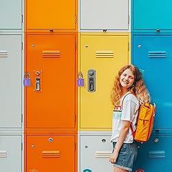 Puroma 1 Pack Combination Lock for Locker 4 Digit