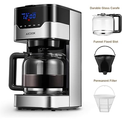 Aicook 12 Cup Programmable Coffee Maker with Timer, Nigeria Ubuy