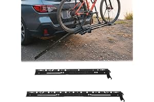 bimiti Bike Rack Loading Ramp Heavy Duty Extendable Loading Ramp, Compatible with YE/RL Ebike Rack and CC Vehicle-Mounted Bic