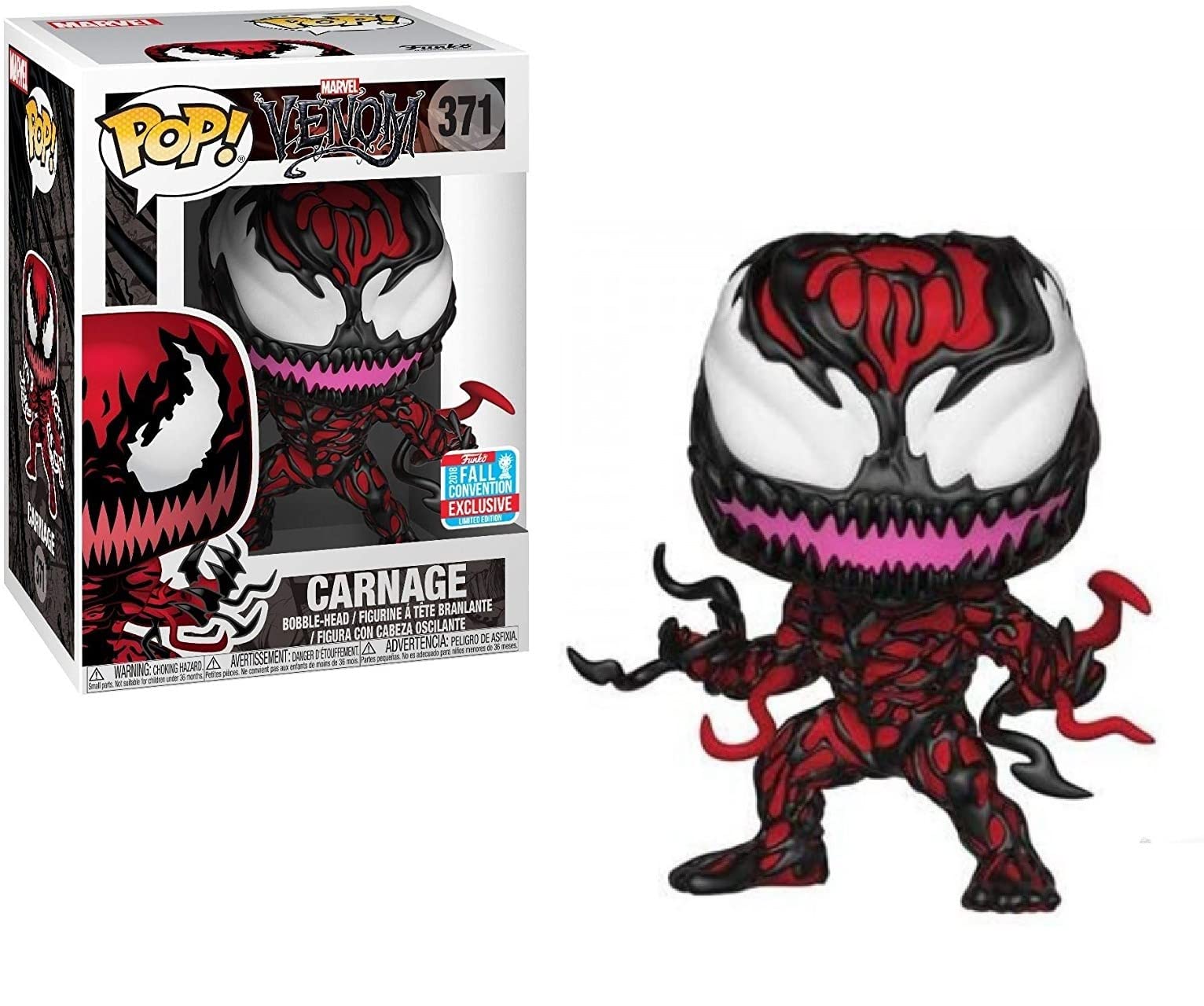 Spider-Man - Carnage with Tendrils Pop! Vinyl