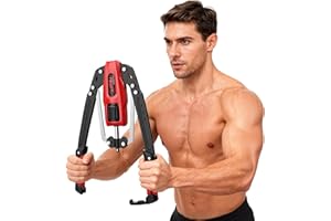 Twister Arm Exerciser with Counter Display-Adjustable 22-440lbs Hydraulic Power, Home Chest Expander, Shoulder Muscle Trainin