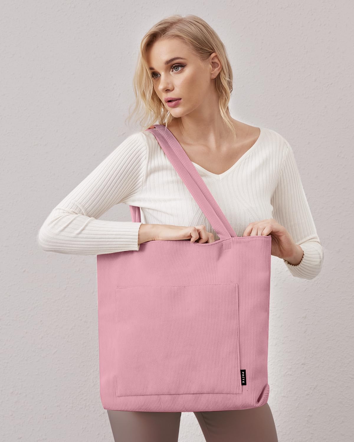 Prite Corduroy Tote Bag