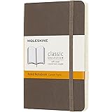Moleskine Classic Notebook, Soft Cover, Pocket (3.5" x 5.5") Ruled/Lined, Earth Brown, 192 Pages