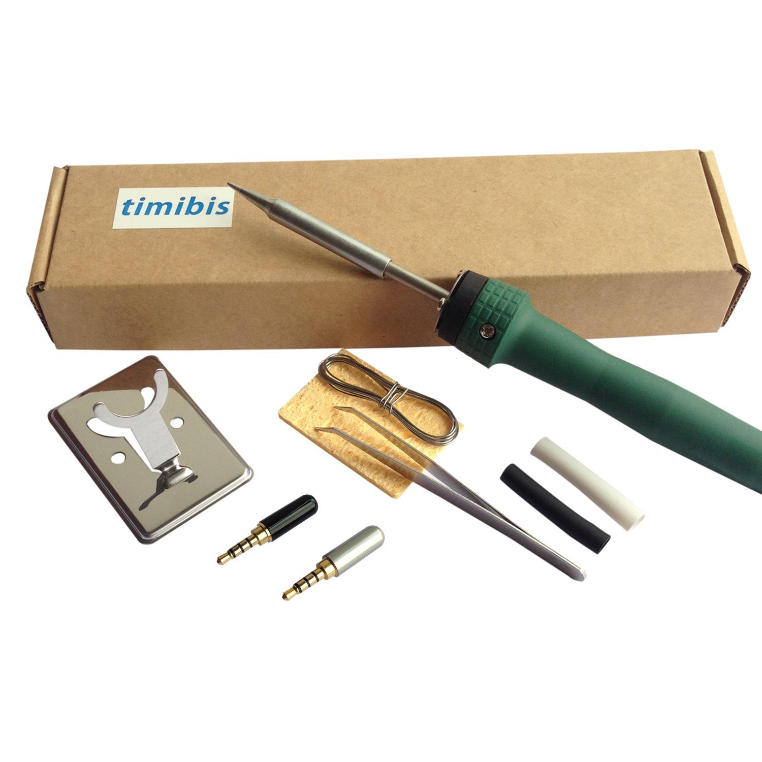 Timibis 4 Pole 3.5mm Male Repair Headphone Jack Plug Stereo Audio