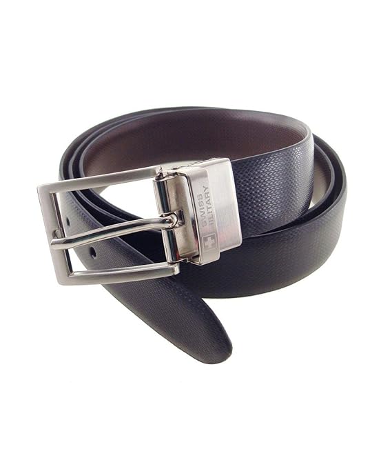 Buy Swiss Military Genuine Leather Reversible Belt BLT2 at Amazon.in