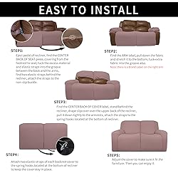 Easy-Going Oversized 6 Pieces Microfiber Stretch