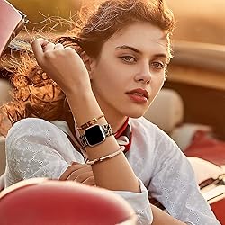 4 Pack Stretchy Bands Compatible with Fitbit