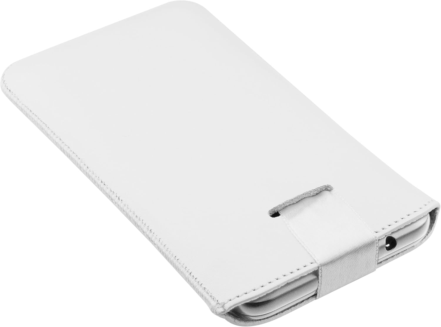 mumbi Genuine Leather Case Compatible with Honor 8 White - Image 5