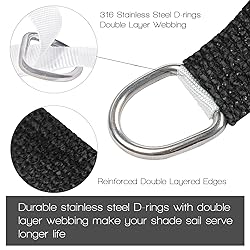 Artpuch 12'x24' Sun Shade Sail Curved Commercial