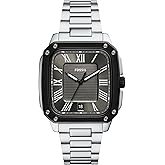 Fossil Men's Crosby Three-Hand Date Stainless Steel Watch