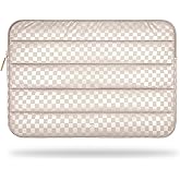 Vandel Puffy Laptop Sleeve Case, 13-14 inch Laptop Sleeve Bag Case 13.3 Inch, Compatible with MacBook Air/Pro 13 / Pro 14, iPad Pro 12.9, HP Dell ASUS, Cute Checker Mac Book Computer Bag Cover