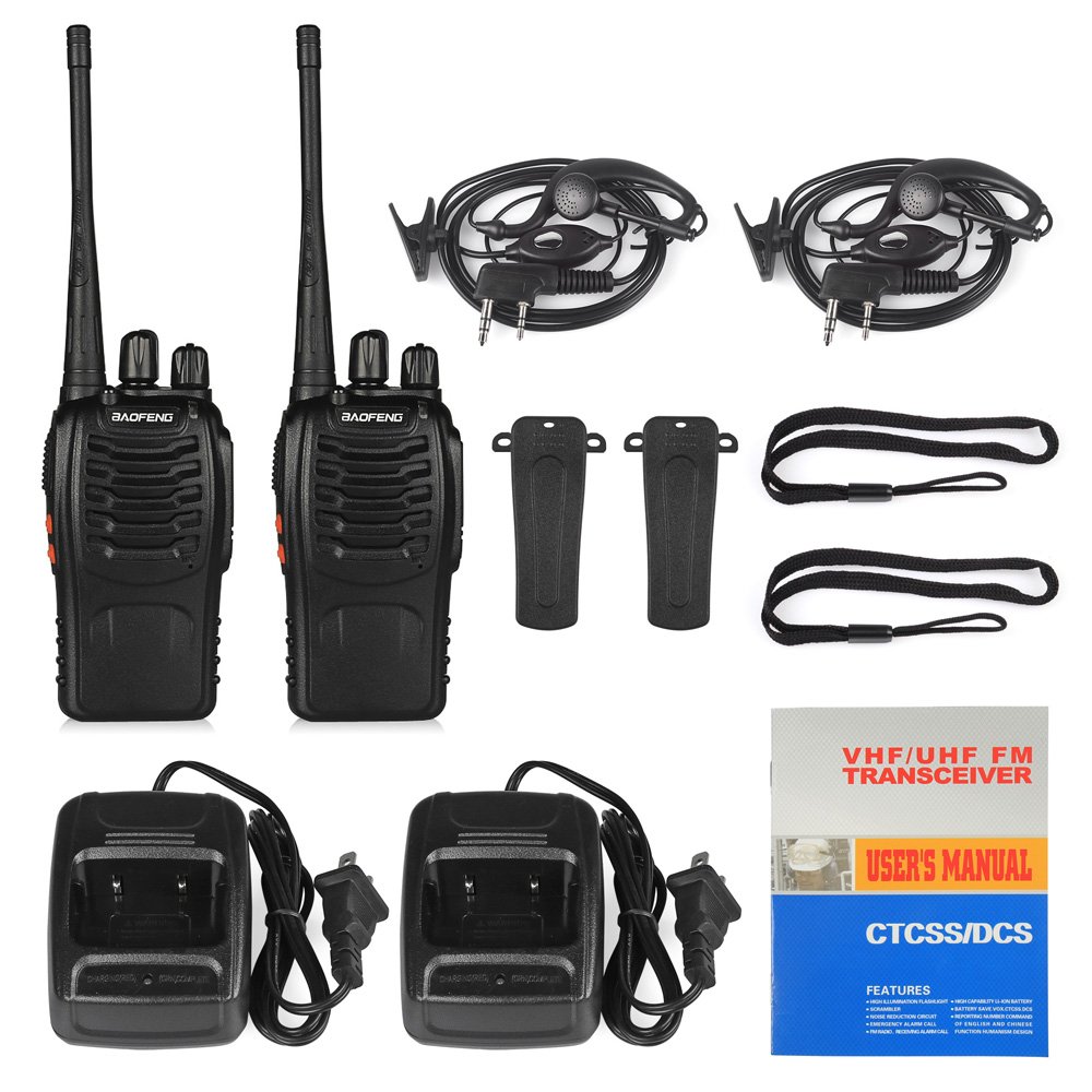 Baofeng BF888S Two Way Radio (Pack of 10) and USB Programming Cable