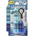 Lip Smacker Crayola Crayon Stackable Flavored Clear Lip Balm, Blue - Moisturizing, Soothing