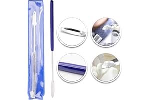 Scientific Labwares Micro Lab Spoon/Scoop Spatula with Stainless Steel Blade Vinyl Handle