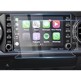 Karltys [Upgrade 2 Pack Screen Protector for 2020-2023 Toyota Tacoma 8 Inch [No Glare &amp; Fingerprint] for Models SR5/Trail/TRD/Limited Touchscreen, 9H Tempered Glass Navigation Screen Cover