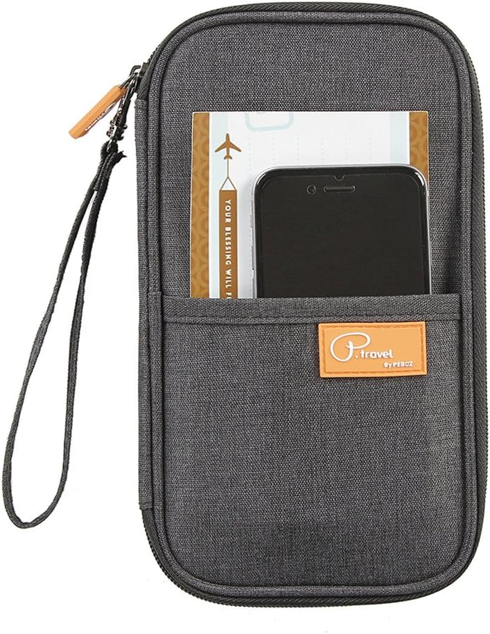 Genbagbar RFID Family Travel Document Organizer Travel Wallet Passport Holder Waterproof