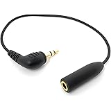 Movo MC4 TRRS to TRS Adapter - 3.5mm (Female) TRRS Microphone Adapter Cable to 3.5mm TRS (Male) for Cameras and Recorders