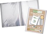 eco-eco A4 60 Pocket Clear Presentation Display Book 50% Recycled Pack of 2 view 2