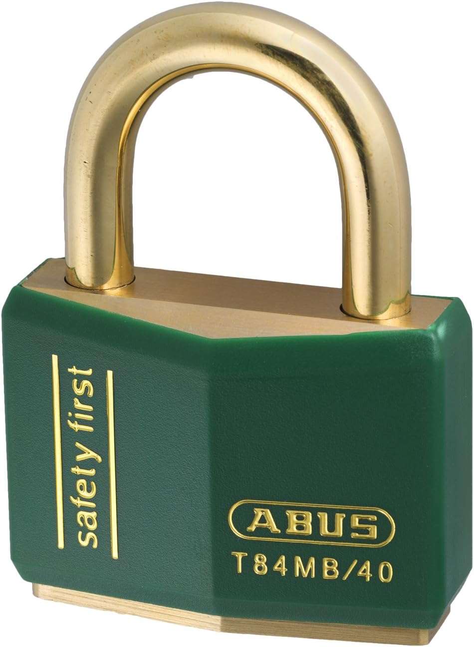 ABUS 45402 Nautic INOX Series Solid Brass Padlock with 8403 Alike Keyed - Green, 40 mm - Image 3