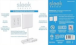 Sleek Socket Original & Patented Ultra-Thin Outlet