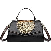 CORIOS Elegant Shoulder Bag PU Leather Handbag for Women Waterproof Top-handle Bag Ladies Crossbody Bag Small Satchel Bag