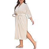 VintageClothing Women Long Robe Plus Size Velvet Kimono Luxury Robes Bathrobe Soft Fuzzy HouseCoat for Women