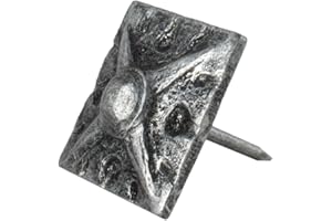 decotacks® Square Art Upholstery Nails/Tacks 5/8" x 5/8" (17MMx17MM) - 25 Pcs (Pewter)