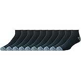 Amazon Essentials Men's Cotton Ankle Socks, Comfortable, Moisture Wicking, Cushioned, 10 Pairs