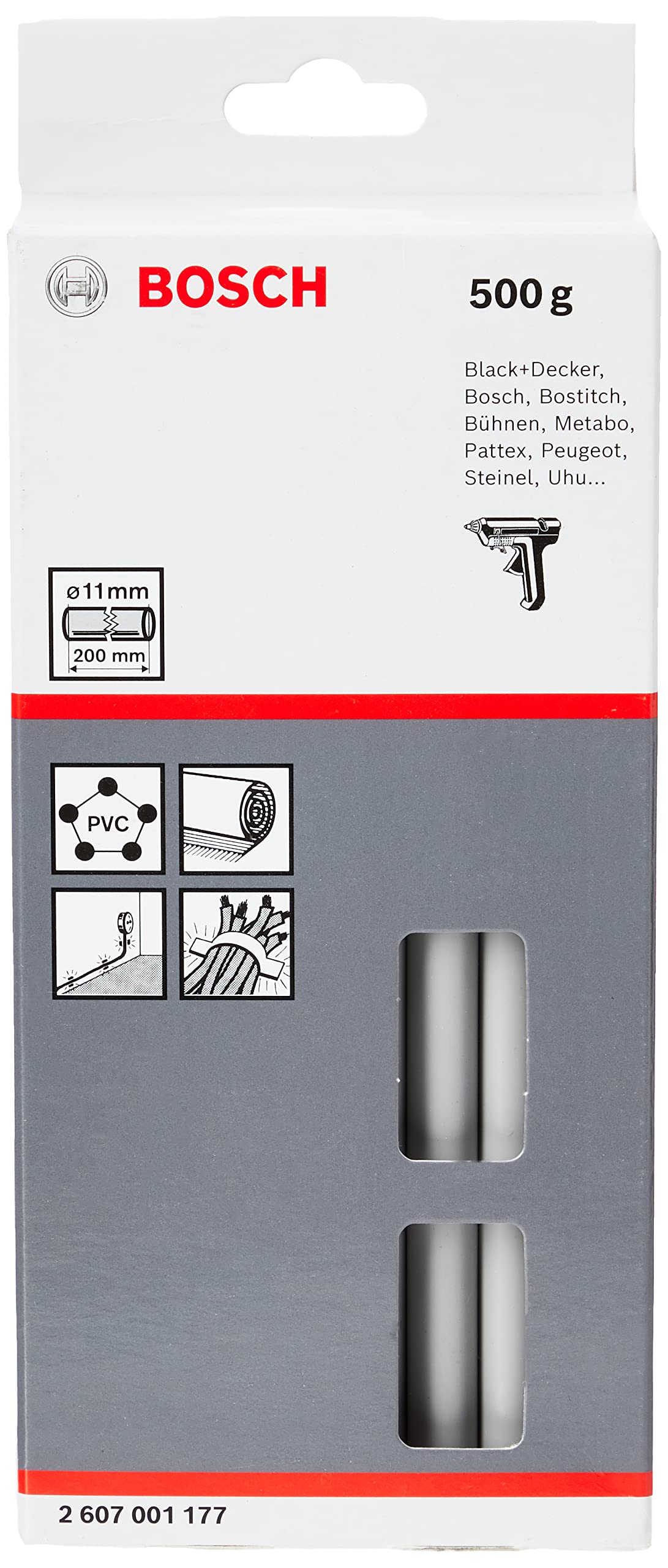 Bosch 2607001177 Glue Stick for Glue Guns - Grey