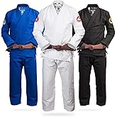 Gold BJJ Calavera Jiu Jitsu Gi - Ultra Strong Gold Weave Premium Kimono - IBJJF Competition Approved Uniform