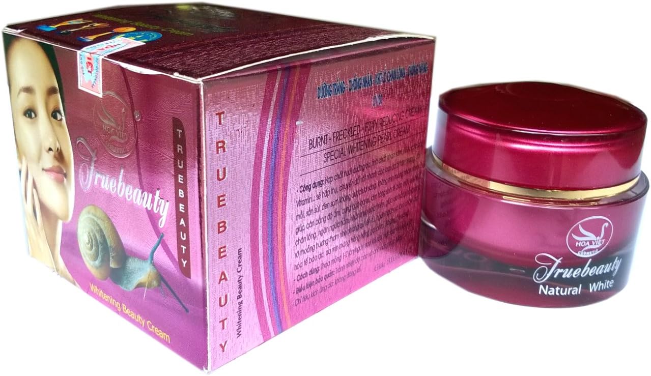 Whitening Cream, 01 Box X 25 Grams, True Beauty Hoa Viet, Burnt, Freckled, Tighten Pores, SPF 40
