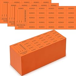 Kosiz 1000 Sheet 25 Bid Raffle Tickets Chinese