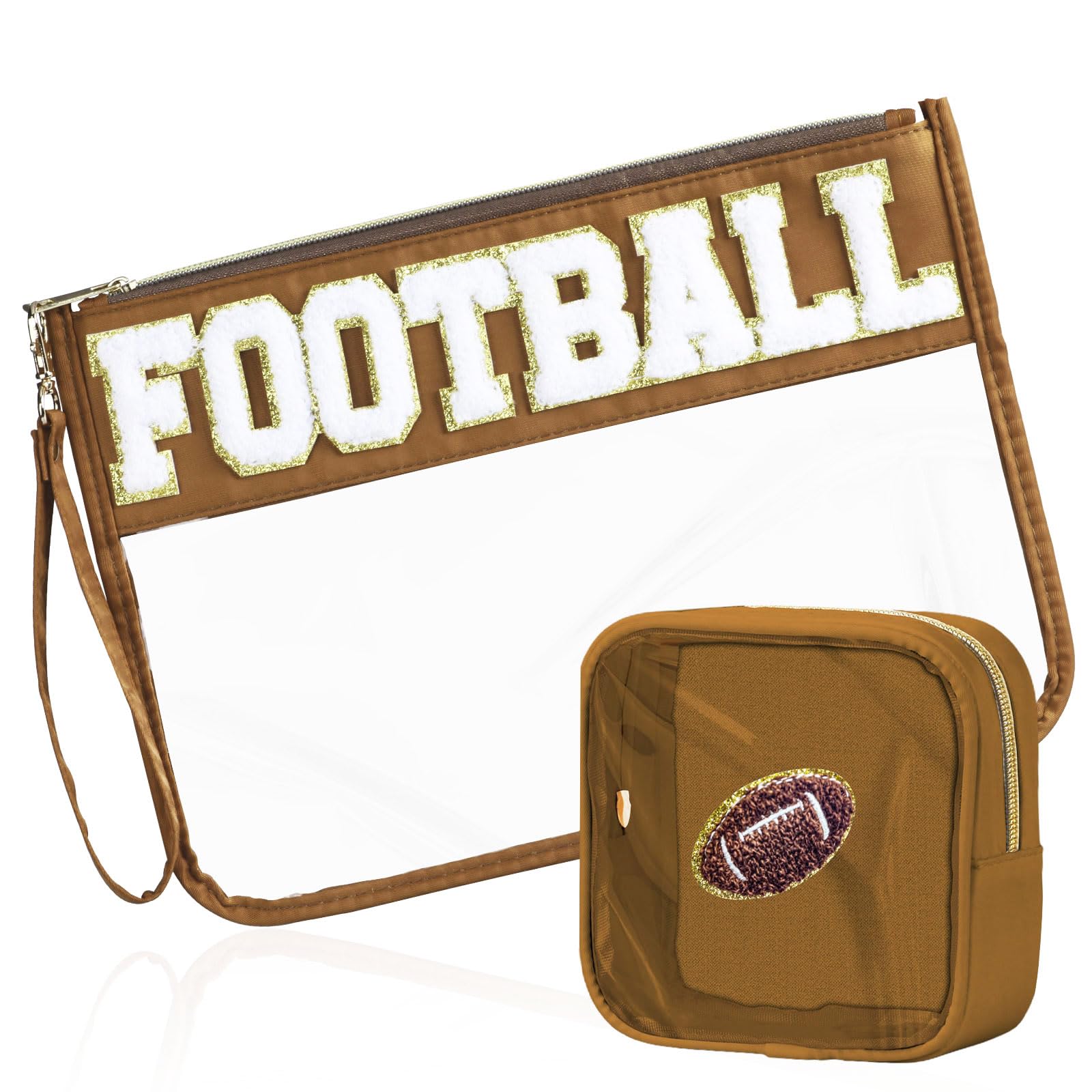 BuyCard 2 Pcs Football Gifts Makeup Bag with