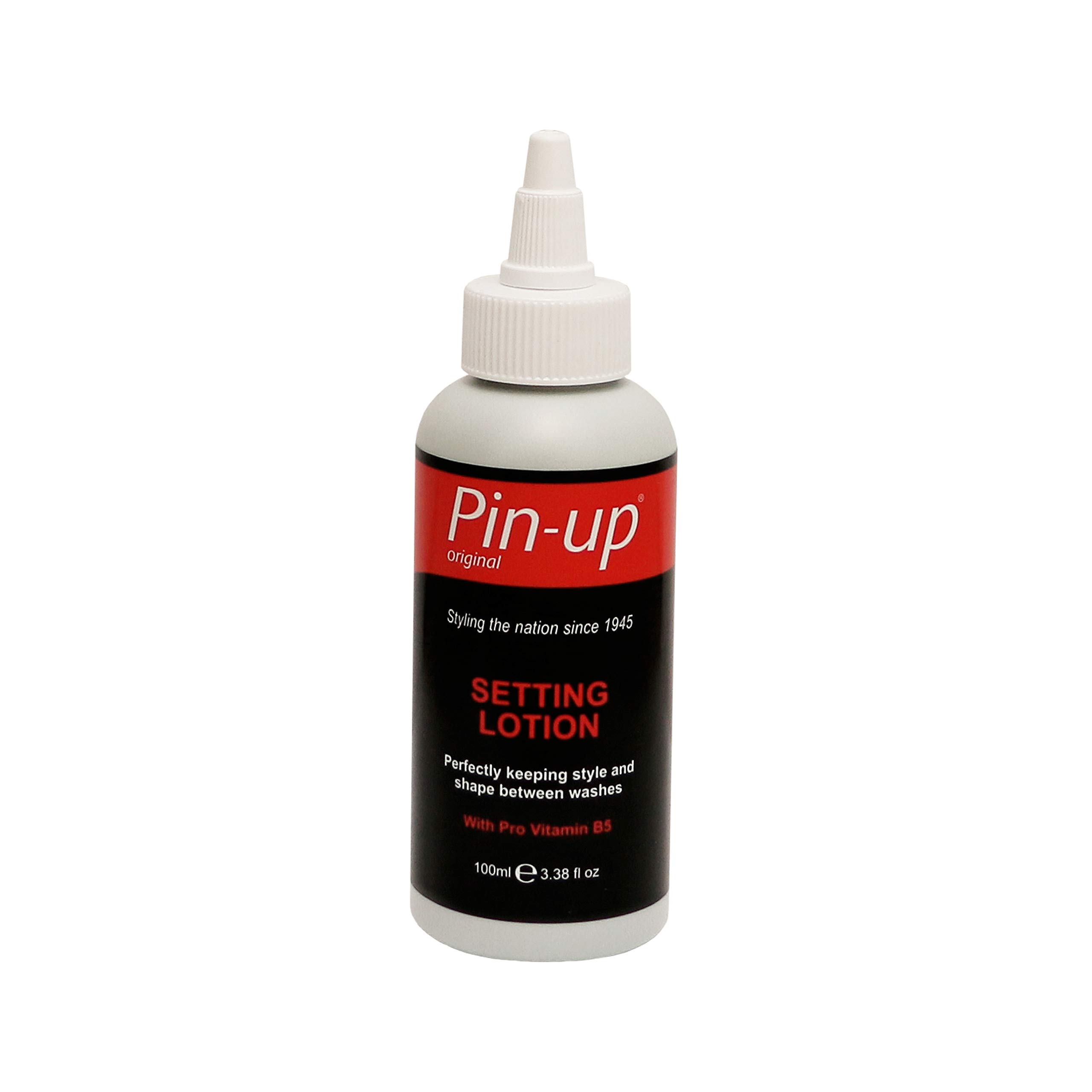 Pin-up Setting Lotion, Perm Setting Lotion for Flexible Hold and Deep Shine, Helps Hold Style and Shape Between Washes with Pro Vitamin B5, 100ml