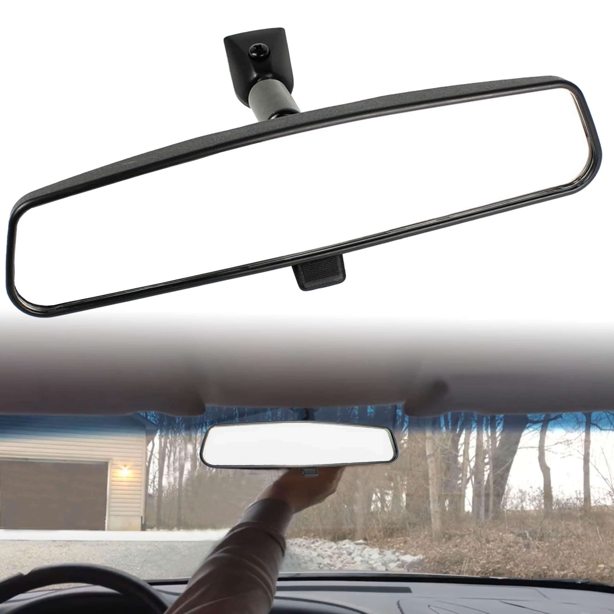 Photo 1 of YzusGomumu Car Rear View Mirror Reverse Mirror Compatible With 1972-2018 Jeep Wrangler Compass Patriot Cherokee Dodge RAM Charger Dakota Challenger Toyota KIA Hyundai Ford Replaces 8993023K 8993-023K