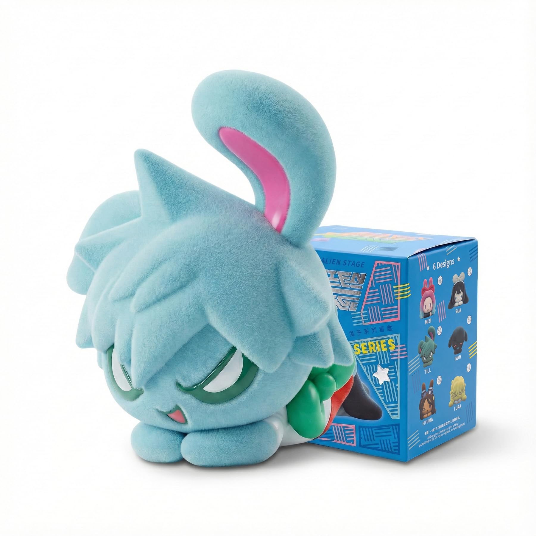 Alien Stage Rabbit Series Blind Box Figures, Anime ALNST Officially Licensed Mystery Figurines (Single Box, Contains One Random Character)