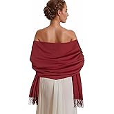 RUI VTRON Pashmina Shawl Wraps for Women Large Winter Scarf Soft Shawls and Wraps for Evening Dresses Shawl for Wedding