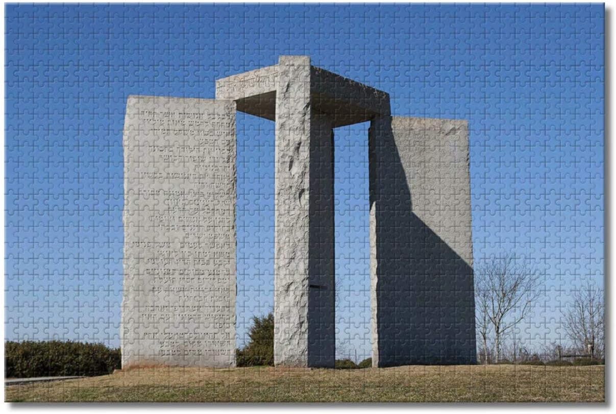 Amazon アメリカアメリカジョージアガイドストーンヌーベルグジョージア大人のためのジグソーパズルキッズ1000ピース木製パズルゲームギフト用ホームデコレーション旅行のお土産 ジグソーパズル おもちゃ