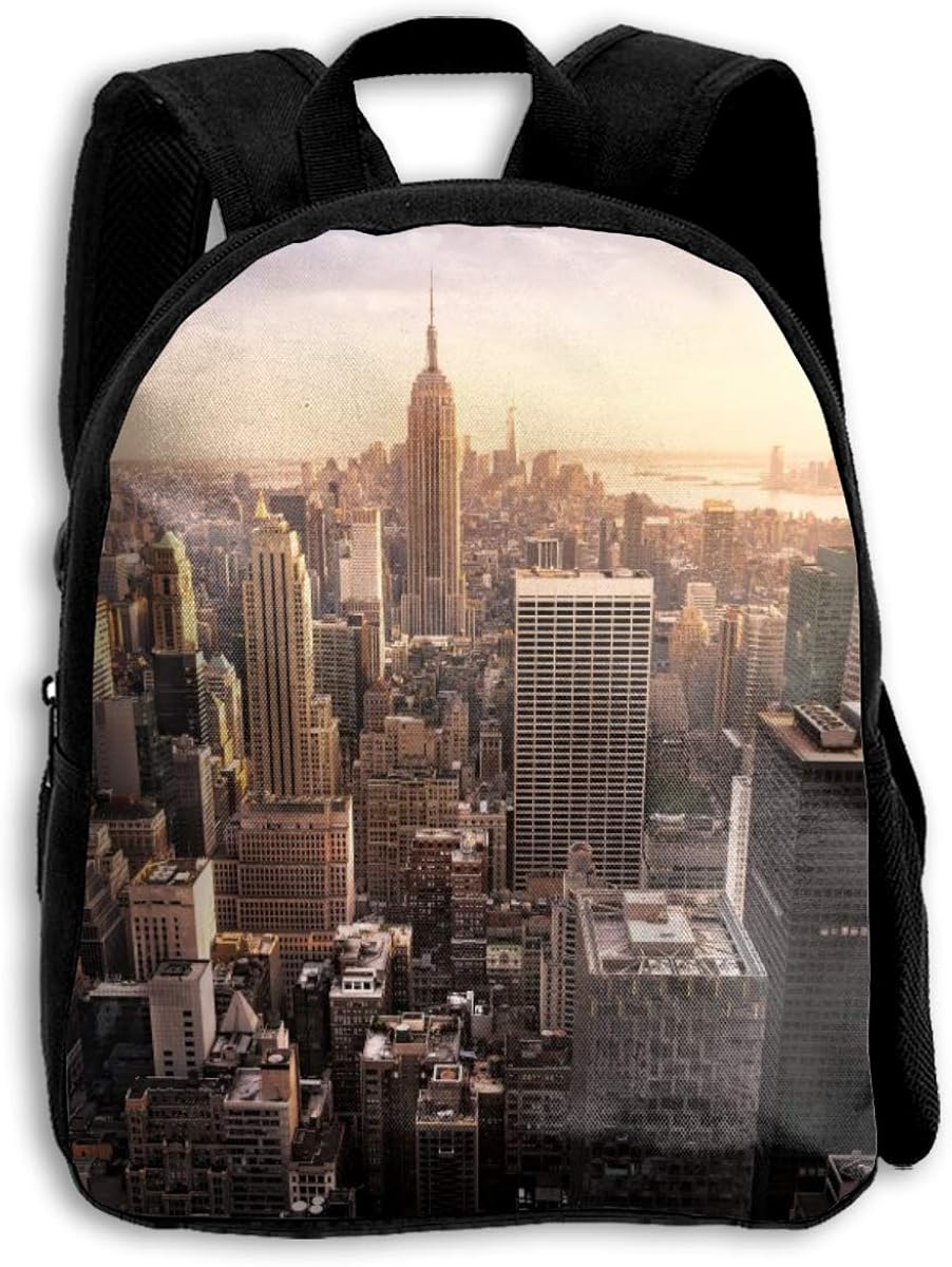 New York City Skyline With Urban Children'S Bags Comfortable Large