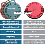 OHMO Collapsible Large Dog Bowl 800ml Carabiner Foldable Silicone Bowl view 3
