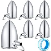 Gisafai 6 Pack Steam Radiator Valves 1/8 In. Npt Angle Mount | Float Type Air Vent for Steam Heating, Releases Trapped Air to Prevent Cold Spots, Includes Sealing Rings for Easy Install